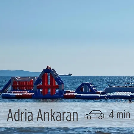 Apartamento Casa Miranda - Family Comfort In A Quiet Area, Near The Sea, With Bbq And Free Parking Zgornje Skofije
